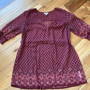 A Pea in the Pod Maternity sheer top